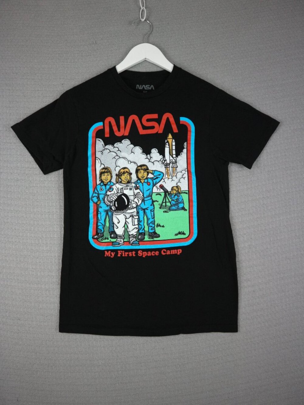 Nasa My First Space Camp Graphic Tee Small
